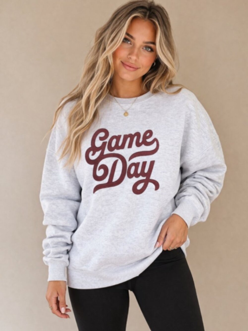 NWT Move Theology “Game Day” Cotton Blend Sweatshirt